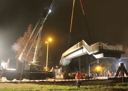 Naechtlicher Brueckenabriss In Jena 17